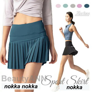 THOM WILLS スポーツウェア スカート テニス ゴルフ レディース プリーツスカート ミニスカート スコートインナーパンツ付き トレーニング フィットネス ヨガウェア オールシーズン チアダン