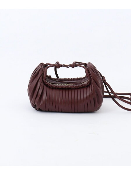 【BOGKI/ボクギ】プリーツクロワッサンバッグ NOLLEY'S sophi ノーリーズ バッグ ショルダーバッグ ブラック ワインレッド【送料無料】[Rakuten Fashion]