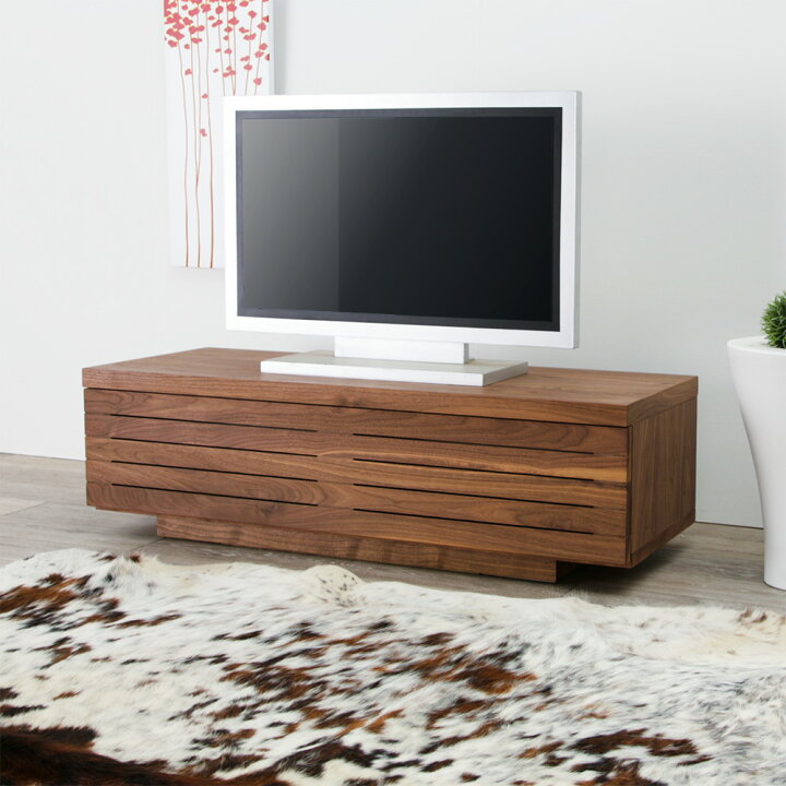 楽天市場】＊テレビボード 120 ウォールナット ブラックチェリー 