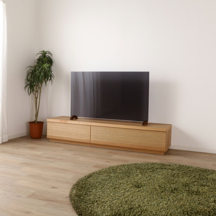 楽天市場】＊テレビボード 180 silky シルキー オーク ロータイプ 北欧 