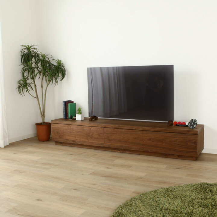 楽天市場 テレビボード 180 Silky シルキー ウォールナット ロータイプ 北欧 高級 ローボード Tvボード テレビ台 天然木 木製 大川家具 シンプル スタイリッシュ おしゃれ ブラウン オフィス 国産 日本製 野中木工所 オーダー 別注210 240 270 300 ｎｏｌｓｉａ