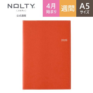 �_�C���f�b�N�X�t���I�^ 2026�N4���n�܂� �蒠 �X�P�W���[���� �_�C�A���[ NOLTY(�m���e�B) | A5 �q���ԃJ�����_�[ + �T�ԃ��t�g�r ���j�n�܂� �C���f�b�N�X �A�N�Z�X (�u���b�N,�I�����W) [9681,968