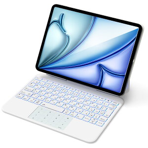 �y��̌^�e���L�[&�^�b�`�p�b�h�zEwin iPad �}�W�b�N�L�[�{�[�h �P�[�X ���{��z�� �}�O�l�b�g�z���� iPad Air 11�C���` M3 M2 iPad Air 10.9�C���` iPad Pro 11�C���` Bluetooth �L�[�{�[�h �J�o�[ 2�䓯����