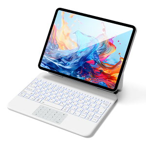 �y��̌^�e���L�[&�^�b�`�p�b�h�zEwin iPad �}�W�b�N�L�[�{�[�h �P�[�X ���{��z�� �}�O�l�b�g�z���� iPad Air 13�C���` M3 M2 iPad Pro 12.9�C���` Bluetooth �L�[�{�[�h �J�o�[ 2�䓯���ڑ� ���C�����X�L