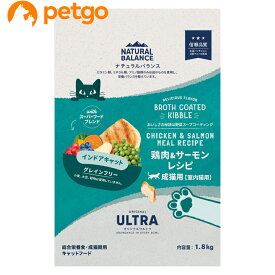 ナチュラルバランス オリジナルウルトラ 成猫用 鶏肉＆サーモンレシピ インドア 1.8kg