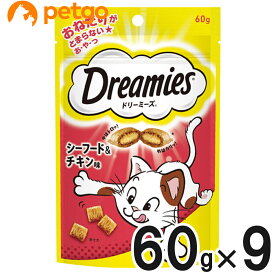ドリーミーズ シーフード＆チキン味 60g×9個【まとめ買い】
