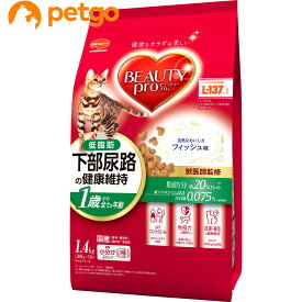 ビューティープロ キャット 猫下部尿路の健康維持 低脂肪 1歳から 1.4kg【あす楽】