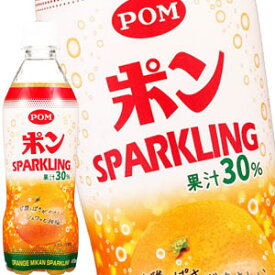 [送料無料] えひめ飲料 POM ポンスパークリング 410mlPET×48本[24本×2箱]【7～10営業日以内に出荷】