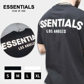 FOG ESSENTIALS エッセンシャルズ Los Angeles リフレクター Tシャツ メンズ レディース ユニセックス 春夏 半袖 夏 最新 正規品 男女兼用 送料無料[並行輸入品]