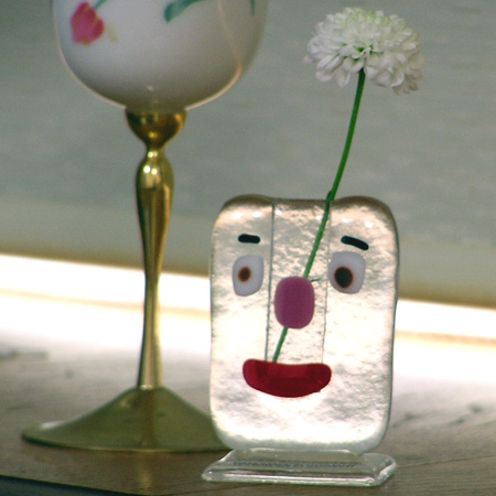 特別提供 ハンドメイドガラスの名門Glass-Spritter※ フェイス 日本全国送料無料 新素材新作 ハンドメイドガラス花器