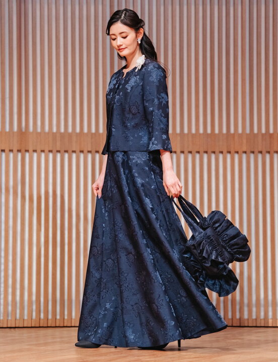 楽天市場】結婚式 フォーマル 薔薇柄シャンタン ジャケット 母親  