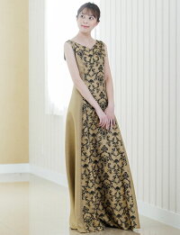 演奏会用ロングドレスアラベスク柄シャンタンドレス日本製演奏会結婚式母親ロングドレスフォーマルミセスステージ衣装大人ピアノ発表会コーラス衣装30代40代50代60代ファッションワンピース大きいサイズ演奏会用ドレス声楽カラードレス(op3604)