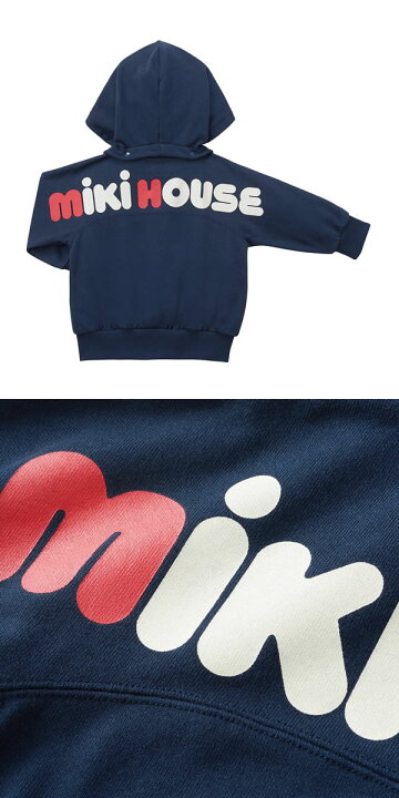 楽天市場】セール10%OFF以上 ミキハウス MIKIHOUSE バックロゴパーカー 