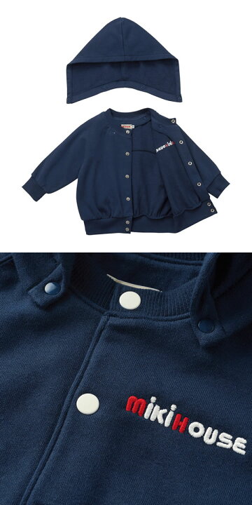 楽天市場】セール10%OFF以上 ミキハウス MIKIHOUSE バックロゴパーカー 