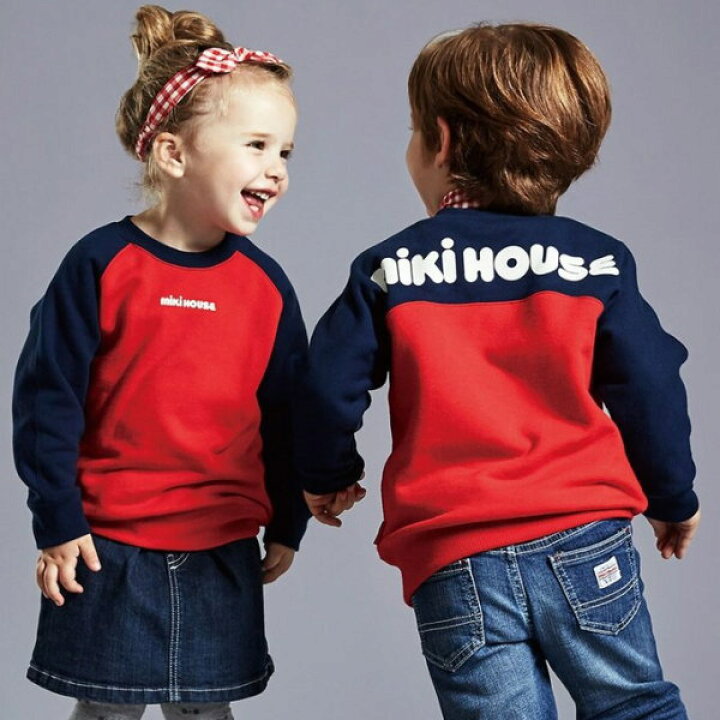 楽天市場】セール30％OFF ミキハウス MIKIHOUSE バックロゴトレーナー 