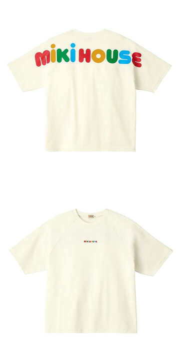 楽天市場】ミキハウス MIKIHOUSE バックロゴ半袖Tシャツ（大人用  