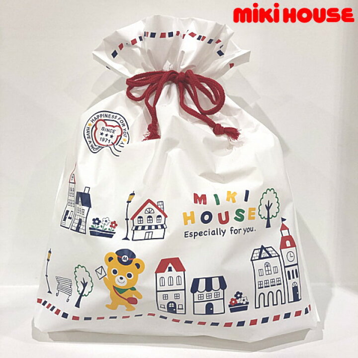 楽天市場】ミキハウス MIKIHOUSE ギフト巾着L【ギフトパッケージ 