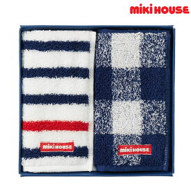 ミキハウス MIKIHOUSE タオルハンカチ2枚セット（箱入）（日本製） ベビー 男の子 女の子