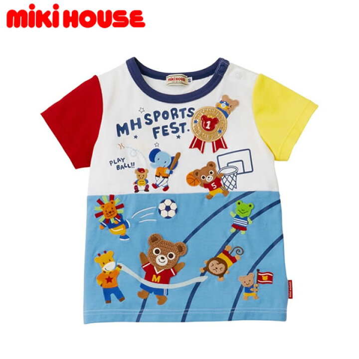 楽天市場】セール50％OFF 半額 ミキハウス MIKIHOUSE 刺繍とワッペン 