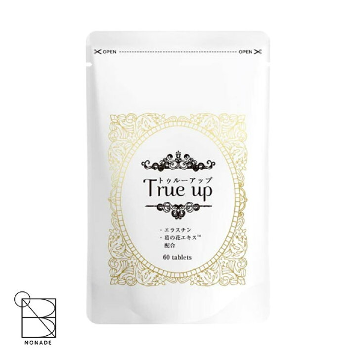 楽天市場】True up トゥルーアップ 60粒 バストケア サプリメント : NONADE 