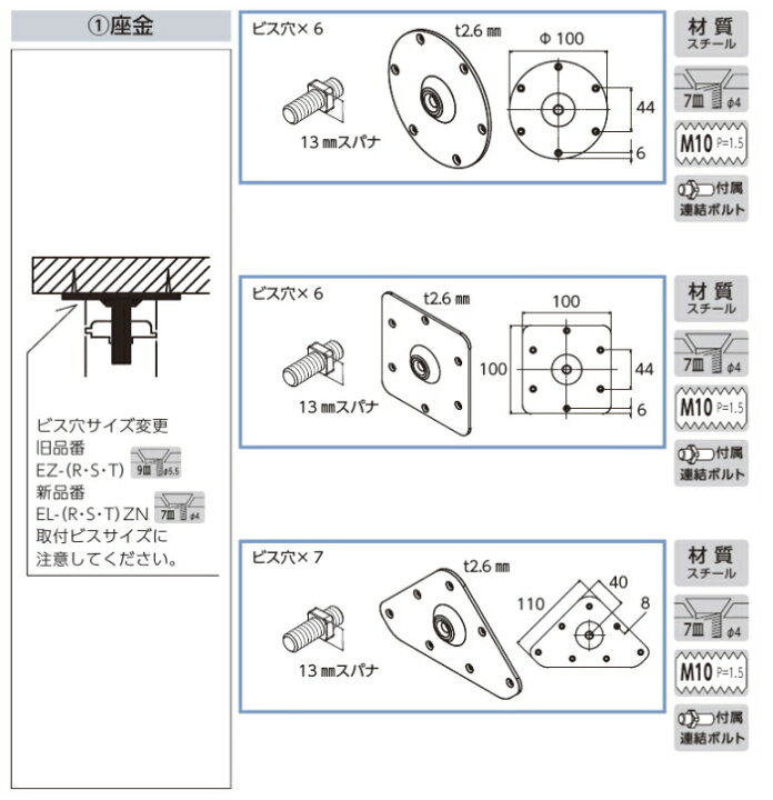 楽天市場】【脚のみの販売 1本単位】ねじ込み式テーブルの脚 総高さ 