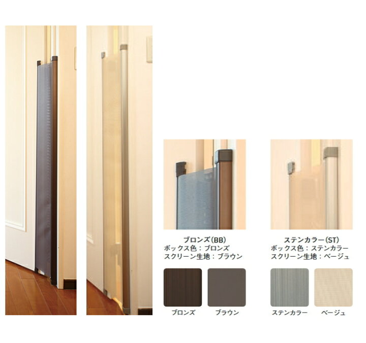 楽天市場】室内ドア用指挟み防止スクリーン 指はさまんぞう ステン 