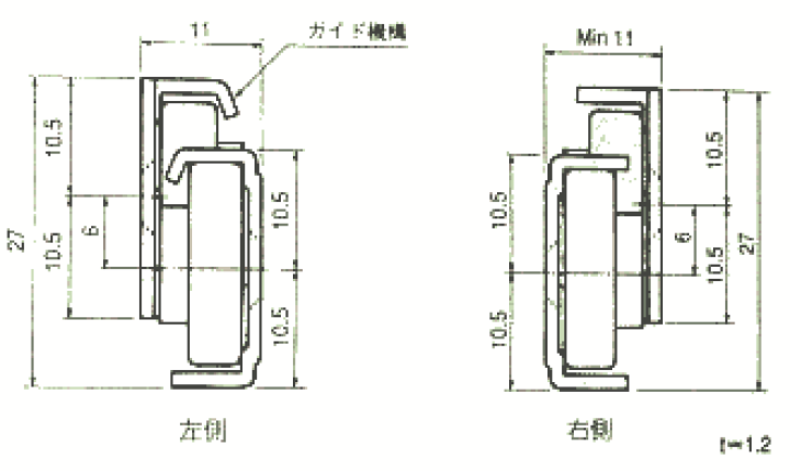 楽天市場】アトムリビンテック 2段引・横付式 スライドレール 全長300