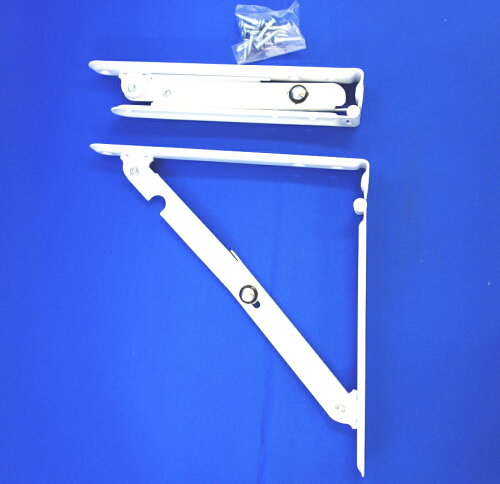楽天市場 折りたたみ 棚受け金具 センチ 白 左右2本セット 使わないときはたためます ノナカ金物店 楽天市場 折りたたみ 棚受け金具 センチ 白 左右2本セット 使わないときはたためます ノナカ金物店