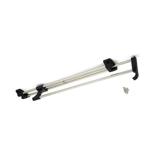 スライドコートハンガー W型 400mm スライドハンガー 引き出し式 スライド式 ハンガー 押入れハンガー 衣類ハンガー おしゃれ 押入れ クローゼット 押入 押し入れ 収納 格納式クローゼット 引