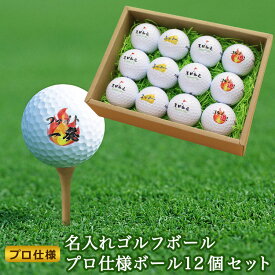 【100円OFFクーポン】 即日発送対応 ＜プロ仕様＞ ゴルフボール 名入れ 【12個】 1ダース ラッピング込み 名入れ ゴルフボール 名前 ホールインワン 記念品 父の日 敬老の日 退職祝い 誕生日 ブリヂストン スリクソン タイトリストプロv1 テーラーメイド プレゼント 高級