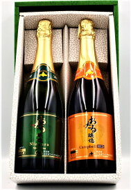 北海道ワイン おたる スパークリングワインギフト 720ml×2本セット　一部地域送料無料　日本 甘口