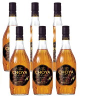 梅酒 The CHOYA ブランデー仕立て BLACK 700ml 6本 和歌山県 チョーヤ梅酒 ギフト プレゼント クリスマス…