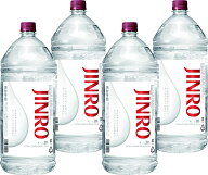 焼酎 韓国焼酎 眞露 ジンロペット JINRO 4L 20度 1ケース（4本入り） 眞露