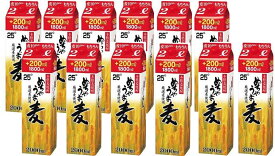 【一部地域送料無料 】【2ケース12本単位】（ヤマト運輸） 人気商品 【麦焼酎】 25°めちゃうま麦 2Lパック×12本 ＝2ケース 福岡県 鷹正宗(株)