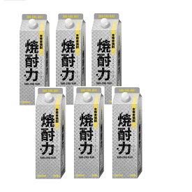 ギフト プレゼント クリスマス 父の日 家飲み 本格麦焼酎 焼酎力（しょうちゅうりき）麦 25° 1.8Lパック 6本入 1ケース単位 宮崎県 井上酒造 一部地域送料無料