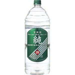 ギフト プレゼント お中元 焼酎 焼酎甲類 宝焼酎 純 25度 4Lエコペット 1ケース4本入り 宝酒造 送料無料
