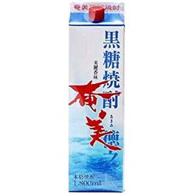 1回のご注文で6本まで 6本まで送料1本分 人気商品 本格黒糖焼酎 25°奄美パック 1.8L 奄美酒類 鹿児島県