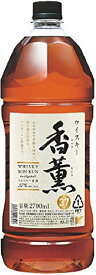 1ケース6本入り　一部地域送料無料　国産ウィスキー 合同 香薫2.7Lペット 業務用 37° 日本・合同酒精