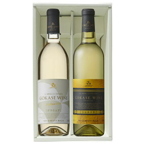 お歳暮ギフト専用 予約商品 宮崎のワイナリー 地ワインセット ギフト箱入 ギフト プレゼント クリスマス 父の日 家飲み ヤマト運輸 五ヶ瀬ワイン デラウェア白やや甘口720ml&シャルドネ白