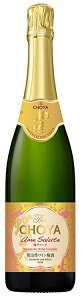 ギフト プレゼント クリスマス 父の日 家飲み スパークリングワイン ワイン梅酒 The CHOYA 梅サルーテ 750ml瓶 1本 チョーヤ梅酒