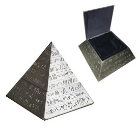 ピラミッド 小物入れ 収納機能付き ピラミッド 置物 オブジェ 小物入れ 12.9cm
