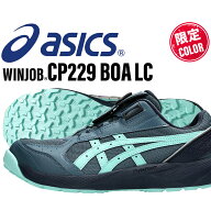 アシックス 安全靴 限定カラー 2026新作 ウィンジョブ CP229 BOA LC MINTRIX メンズ レディース asics 作…