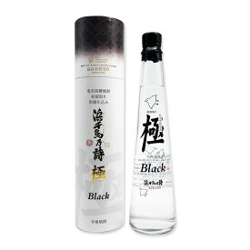黒糖焼酎「初留取り　黒麹仕込み　浜千鳥乃詩　極 Black」44度　300ml　箱入
