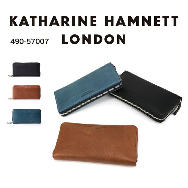 楽天市場】KATHARINE HAMNETT キャサリンハムネット 長財布 ラウンド  