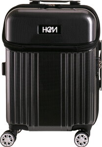 HeM ヘム スーツケース キャリーケース フロントオープン トップオープン マチ拡張機能 TSAロック 機内持ち込み Sサイズ 4輪 ダブルキャスター 43L メンズ レディース 男女兼用 39-506【とくとく2