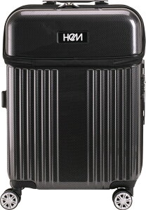 HeM ヘム スーツケース キャリーケース フロントオープン トップオープン マチ拡張機能 TSAロック Mサイズ 4輪 ダブルキャスター 64L メンズ レディース 男女兼用 39-507【とくとく2508】
