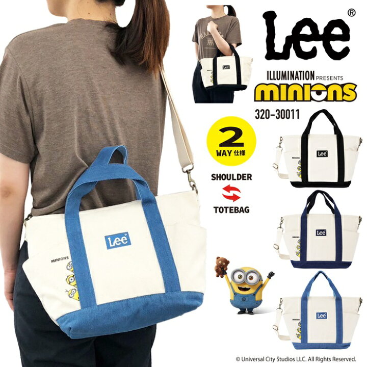 楽天市場】LEE リー 2WAYキャンバスショルダートートバッグ minions  