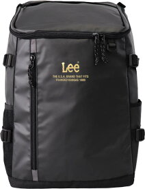 【あす楽】Lee リー リュック リュックサック スクエアリュック ボックス バックパック B4 約32L ターポリン コーティング 通勤 通学 スクールリュック 塾 部活 旅行 お出かけ アウトドア レディース メンズ 男女兼用 中高生 大学生 320-4920