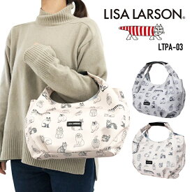 LISA LARSON リサラーソン トートバッグ サブバッグ 手提げバッグ ハンドバッグ リフレクトチャーム付き スケッチキャッツ sketch cats カジュアル おしゃれ 軽量 お散歩 お買い物 旅行 レディース LTPA-03