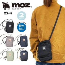 moz モズ ショルダーバッグ タテ型ショルダーバッグ ミニバッグ ミニショルダーバッグ コンパクトバッグ スマホショルダー 軽量 撥水 斜め掛け 肩掛け レディース メンズ 男女兼用 ZZOK-05